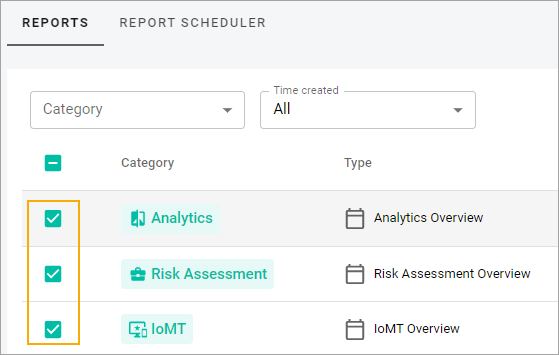 Download several reports